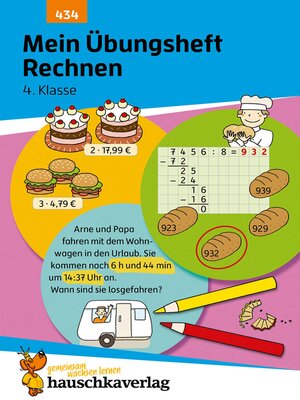 cover image of Mein Übungsheft Rechnen--4. Klasse
